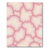 Ethereal Pink Cloud Abstract Area Rug