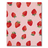 Playful Strawberry Pink Area Rug