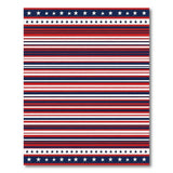 Patriotic Stars and Stripes Area Rug