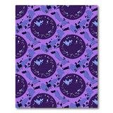 Purple Tribal Animal Silhouette Area Rug