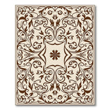 Ornate Floral Beige Vintage Area Rug