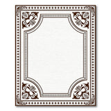 Ornate Traditional Persian Border Rug