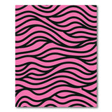 Wavy Abstract Area Pink Wavy Abstract Area Rug