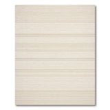 Beige and Neutral Beige Horizontal Striped Area Rug