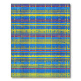 Vibrant Multi-Color Geometric Dot Area Rug