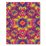 Vibrant Neon Burst Area Rug