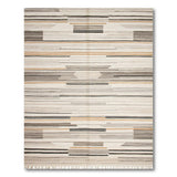 Abstract Geometric Grey Area Rug