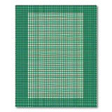Gingham Rustic Farmhouse Green Gingham Checkered Area Rug