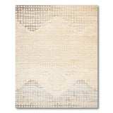 Geometric Modern Beige and Neutral Beige Geometric Diamond Area Rug
