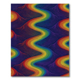 Rainbow Swirl Multi-Color Area Rug