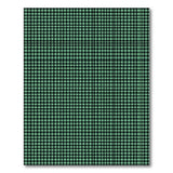 Green Black Checkered Area Rug