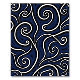 Blue and Teal Abstract Area Navy Blue Swirl Abstract Area Rug