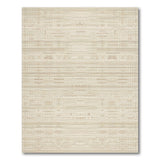 Beige Textured Geometric Woven Area Rug