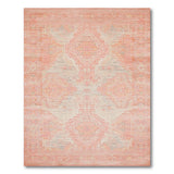 Orange Coral Geometric Southwestern Area Rug