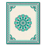 Blue and Teal Traditional Persian Ornate Teal Mandala Persian Area Rug