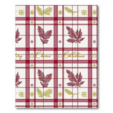 Festive Red Plaid Merry Christmas Area Rug