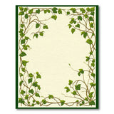 Green Ivy Vine Border Area Rug