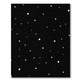 Abstract Area Starry Night Black White Abstract Area Rug