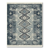 Grey Heritage Tribal Diamond Area Rug