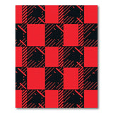 Bold Black Bold Red Black Buffalo Plaid Area Rug