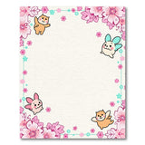 Cute Pink Cherry Blossom Kitty Kids Rug