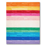 Vibrant Multi-Color Striped Geometric Geometric Modern Area Rug