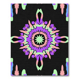 Geometric Modern Vibrant Starburst Geometric Area Rug