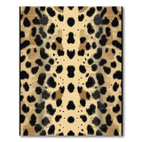 Leopard Print Tan Area Rug