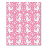 Floral Vintage Elegant Pink Floral Vintage Area Rug