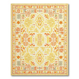 Cream Yellow Persian Floral Area Rug
