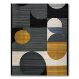 Multi-color and Patterns Abstract Geometric Modern Area Rug