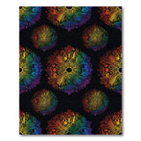 Vibrant Rainbow Tribal Mandala Area Rug