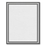 Geometric Modern Black and White Black White Geometric Frame Area Rug