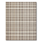 Brown and Tan Brown Tan Plaid Rustic Area Rug