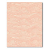 Abstract Area Blush Pink Wave Area Rug
