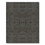 Modern Grey Dotted Geometric Area Rug