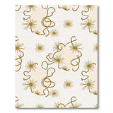Golden Swirl Burst Abstract Area Rug