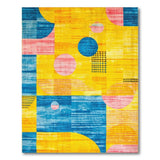 Vibrant Geometric Multi-Color No. 17 Area Rug