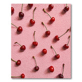 Vibrant Cherry Fruit Pattern Area Rug