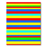 Multi-color and Patterns Vibrant Multi-Color Stripe Area Rug