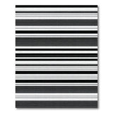 Bold Black and White Bold Zebra Stripe Black White Area Rug
