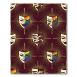 Rainbow Theater Mask Geometric Rug