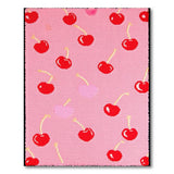 Whimsical Cherry Pink Area Rug
