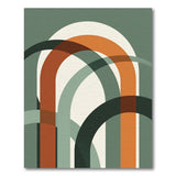Layered Arch Geometric Modern Area Rug