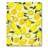Sunny Lemon Fruit Pattern Area Rug
