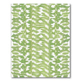 Green Floral Vintage Lush Green Fern Leaf Area Rug