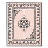 Ornate Pink Persian Floral Area Rug