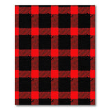 Buffalo Check Red Black Plaid Area Rug