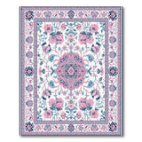 Pink Floral Persian Traditional Persian Area Rug