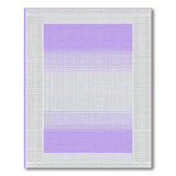 Purple Dotted Geometric Modern Area Rug